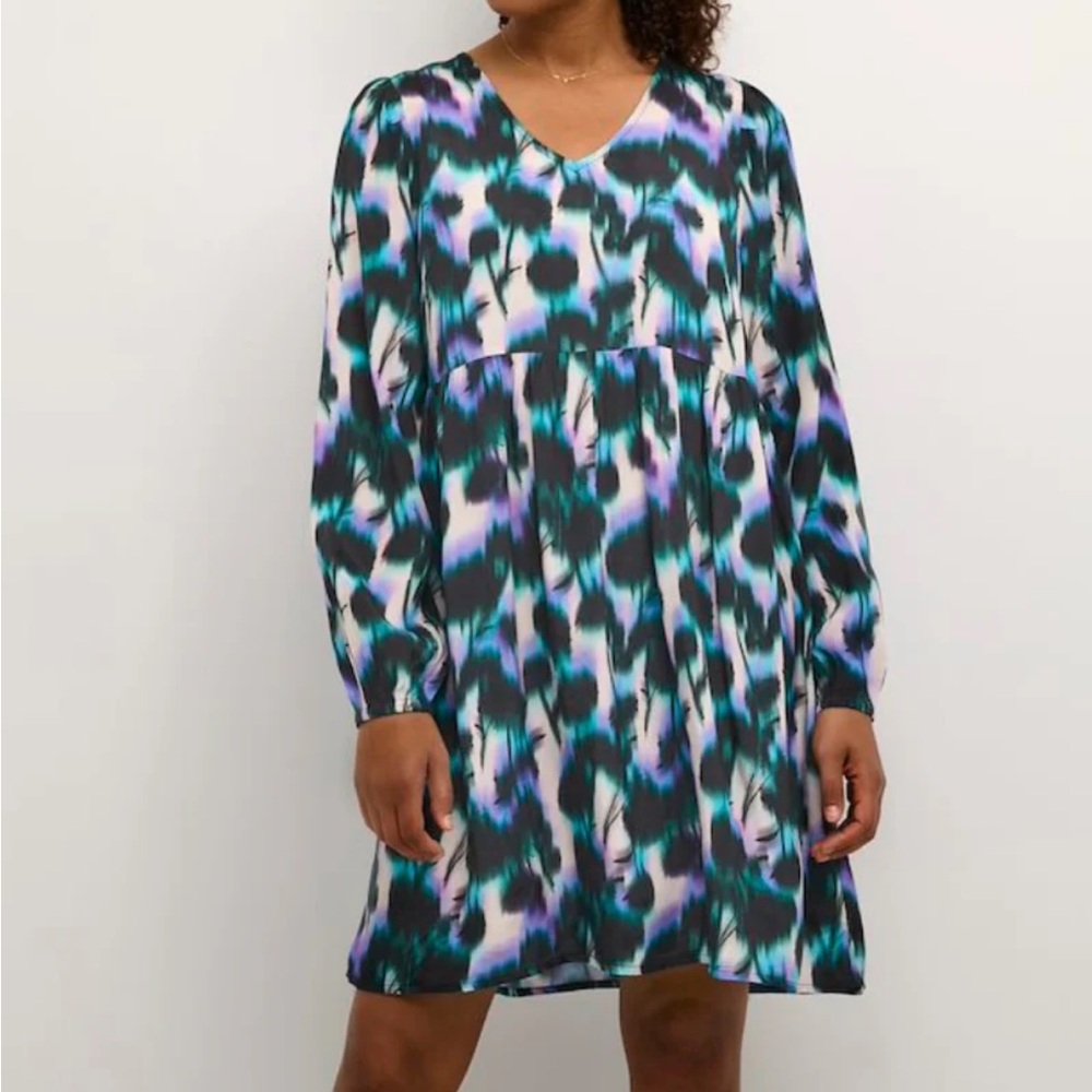NWT Kaffe Multicolor Patterned Dress ‘The Ashley’ size 14